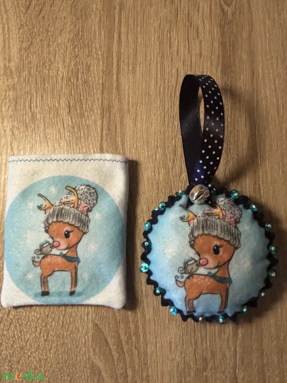 Filc karácsonyfadísz - karácsony - karácsonyi lakásdekoráció - karácsonyfadíszek - Meska.hu