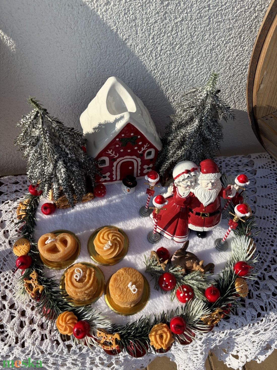 Adventi asztaldísz - karácsony - karácsonyi lakásdekoráció - ünnepi asztaldekoráció - Meska.hu Adventi asztaldísz - karácsony - karácsonyi lakásdekoráció - ünnepi asztaldekoráció - Meska.hu