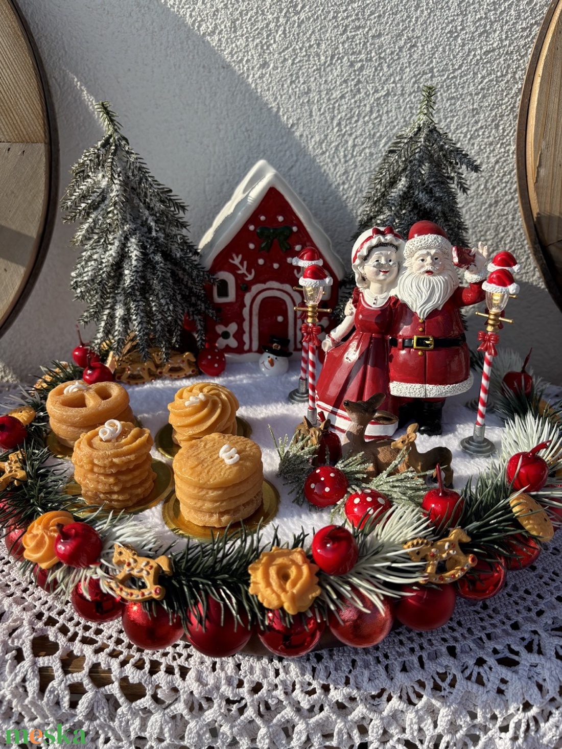 Adventi asztaldísz - karácsony - karácsonyi lakásdekoráció - ünnepi asztaldekoráció - Meska.hu Adventi asztaldísz - karácsony - karácsonyi lakásdekoráció - ünnepi asztaldekoráció - Meska.hu