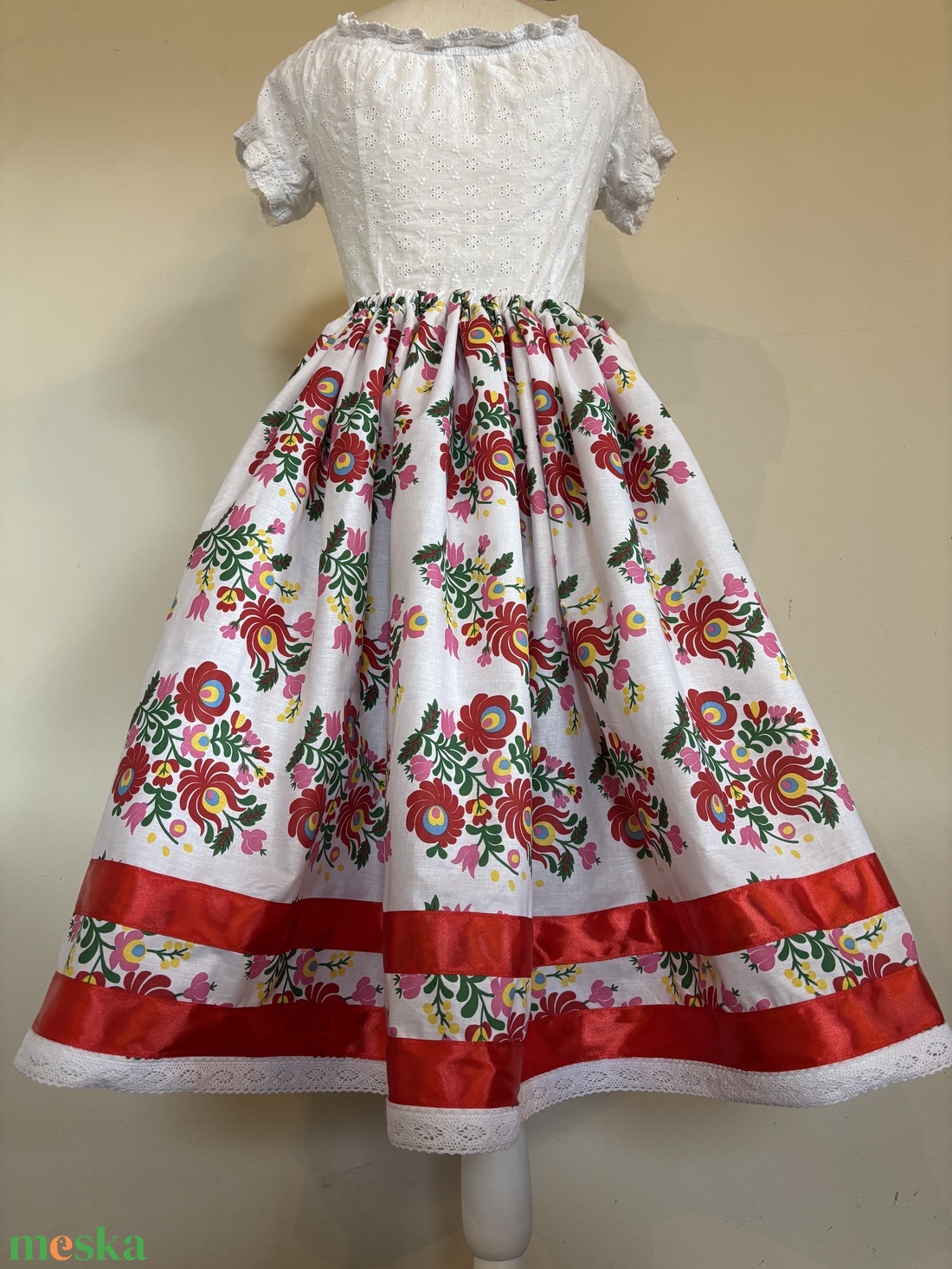 Matyó mintás néptáncos szoknya - ruha & divat - női ruha - szoknya - Meska.hu