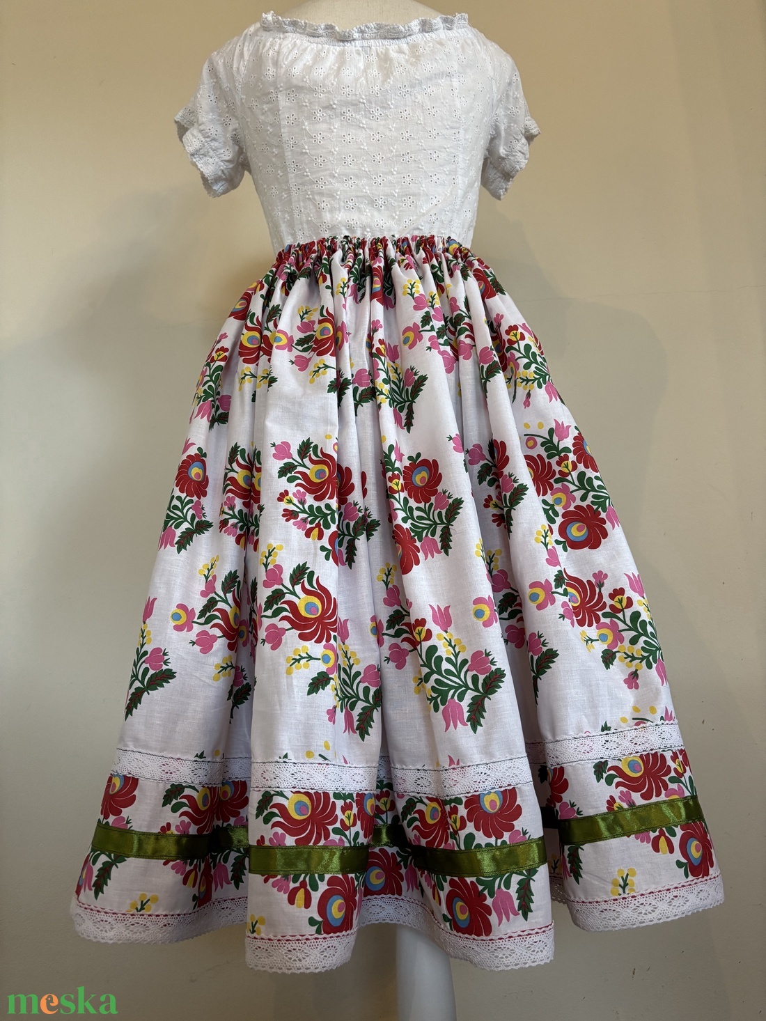 Matyó mintás néptáncos szoknya - ruha & divat - női ruha - szoknya - Meska.hu