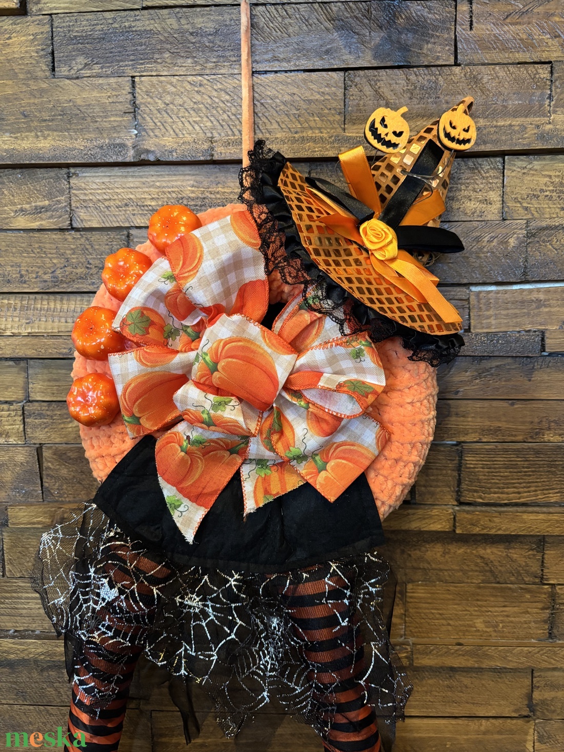 Halloweeni ajtódísz - otthon & életmód - dekoráció - halloween - halloweeni ajtódíszek és ablakdíszek - Meska.hu