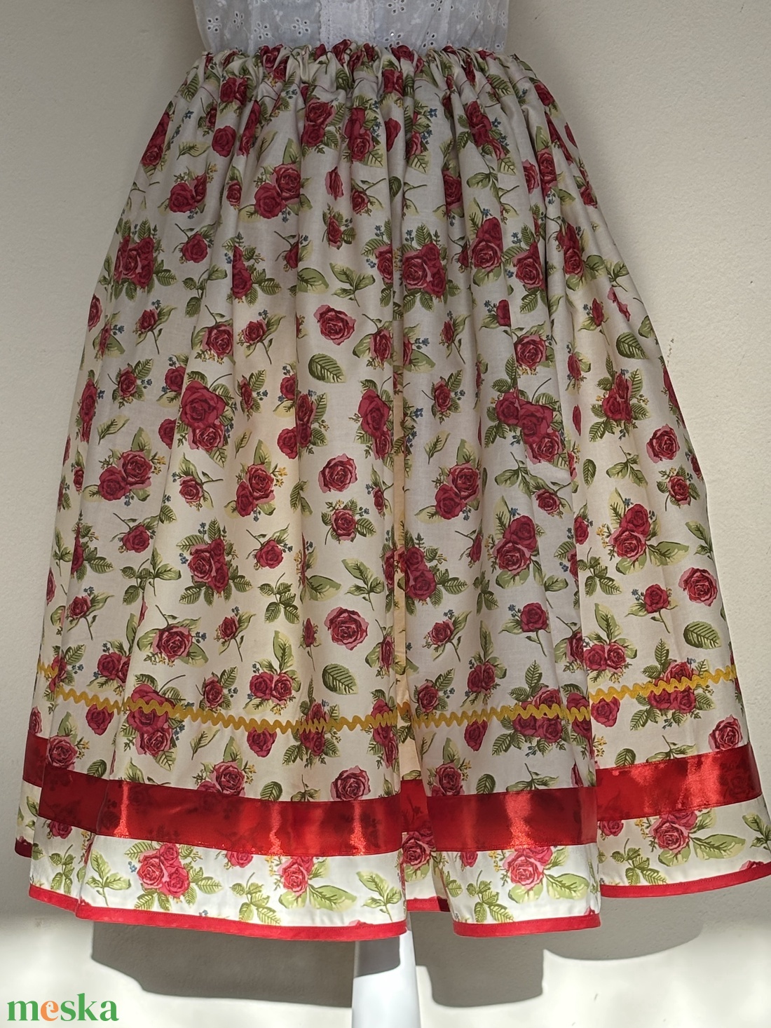Néptáncos szoknya - ruha & divat - női ruha - szoknya - Meska.hu
