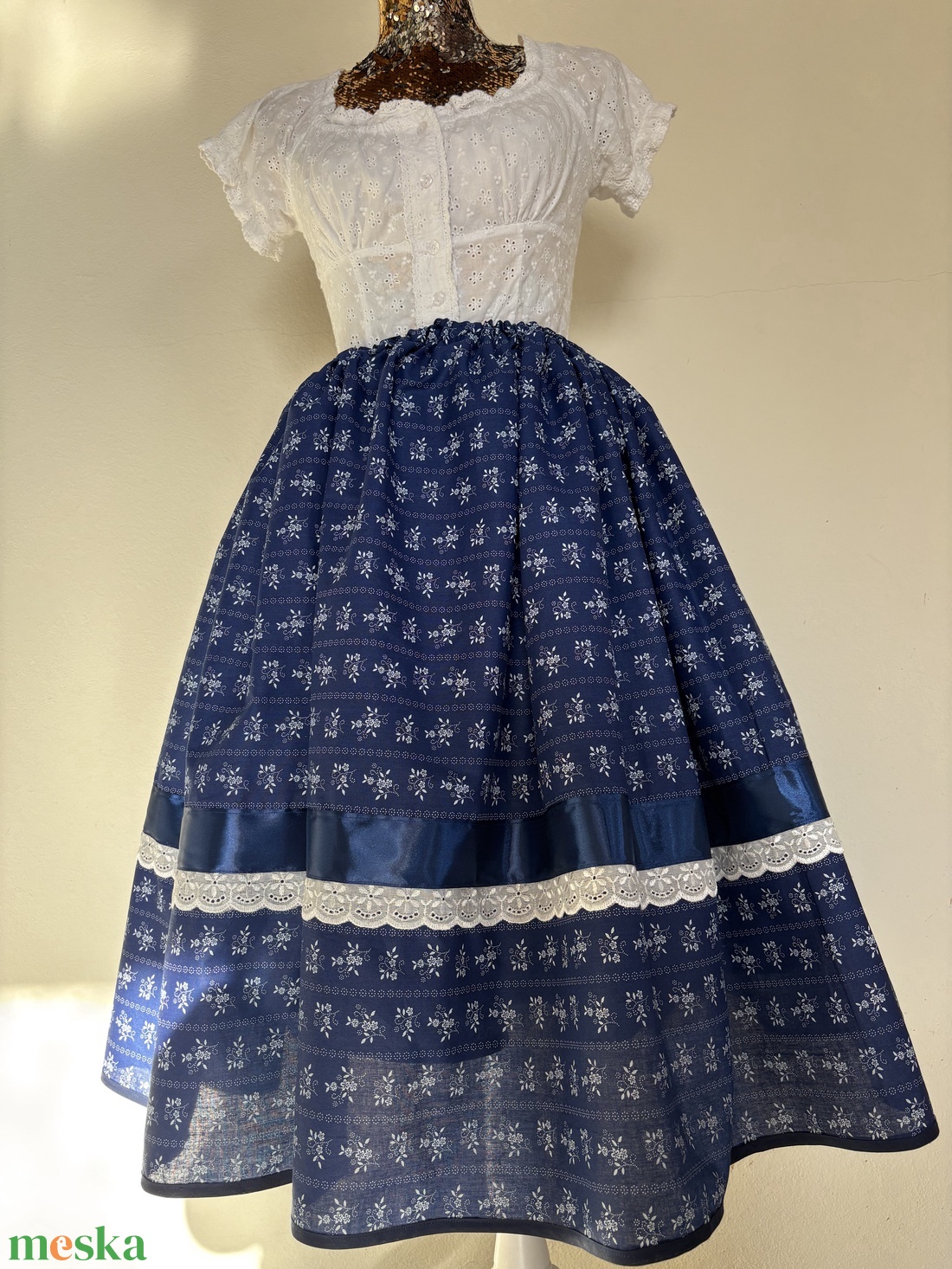 Néptáncos szoknya - ruha & divat - női ruha - szoknya - Meska.hu