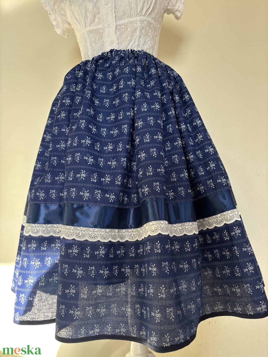 Néptáncos szoknya - ruha & divat - női ruha - szoknya - Meska.hu