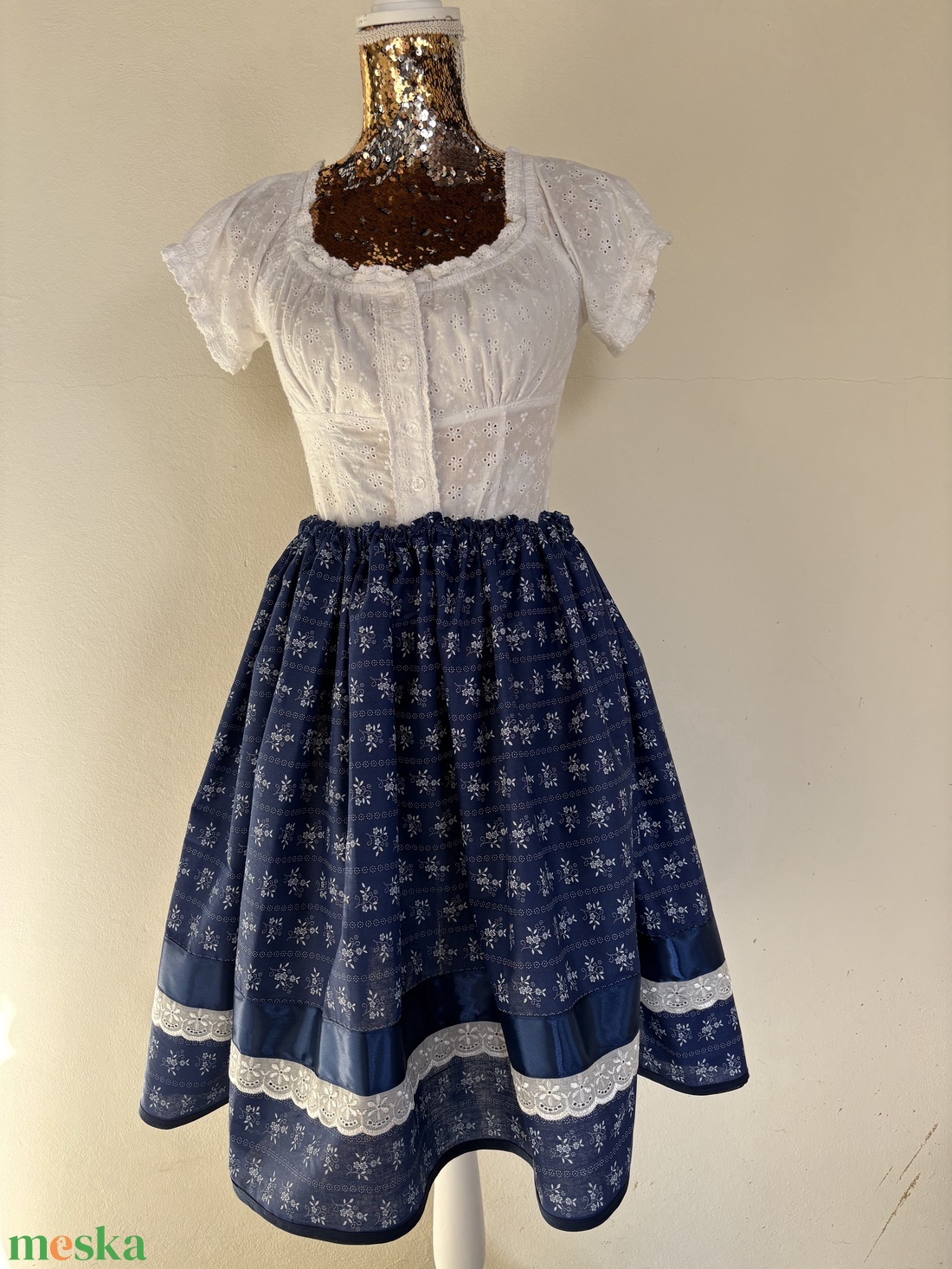 Néptáncos szoknya - ruha & divat - női ruha - szoknya - Meska.hu