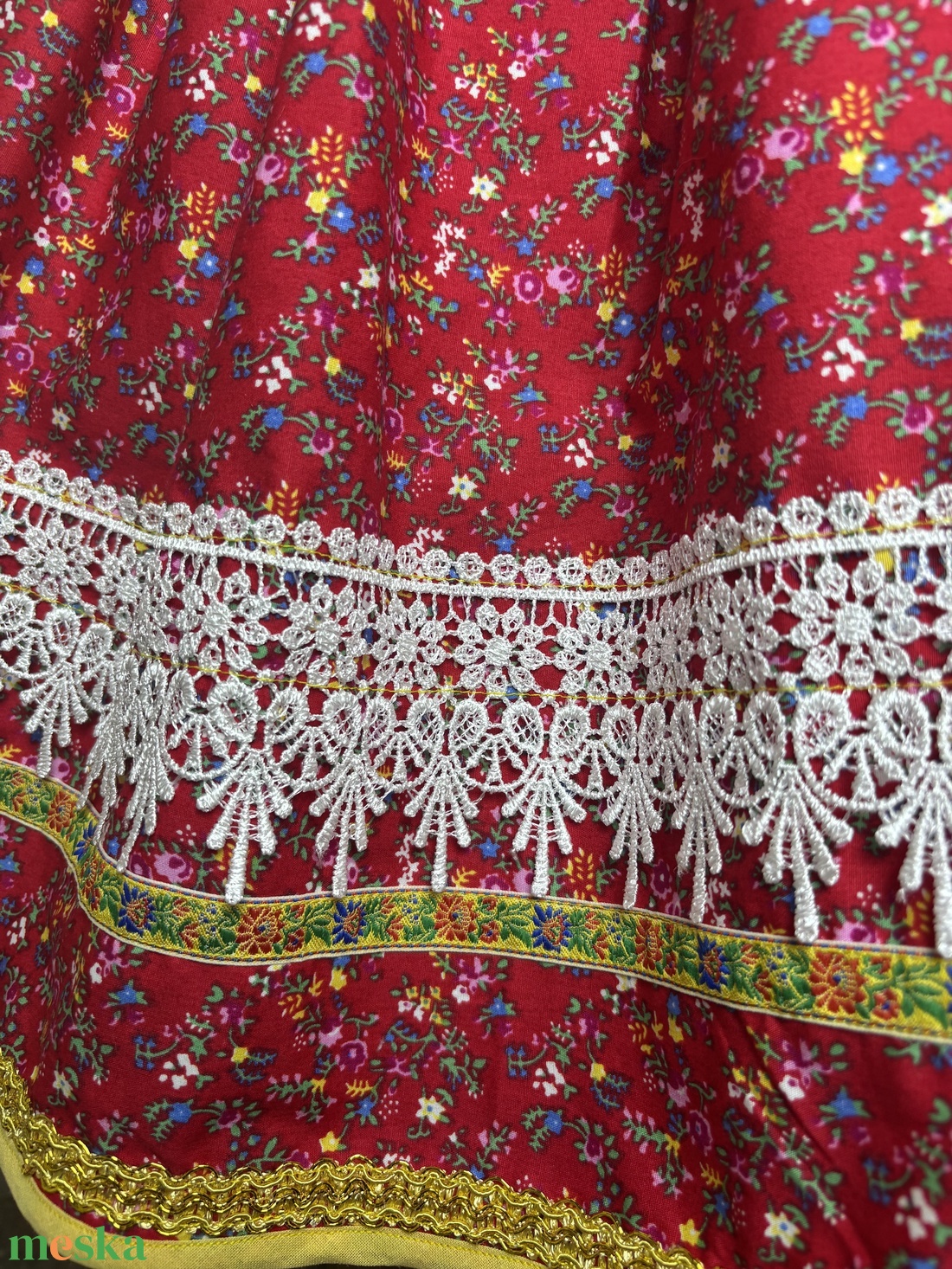 Néptáncos, népviseleti, folklór,  pörgős szoknya - ruha & divat - női ruha - szoknya - Meska.hu