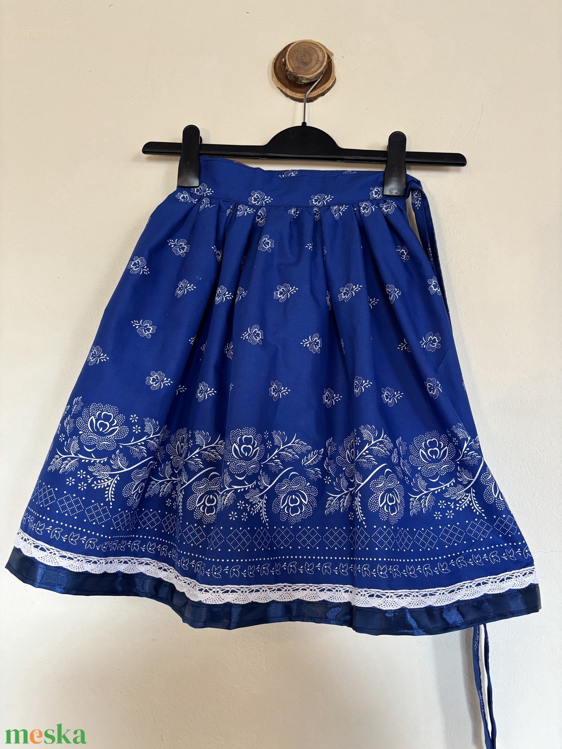 Lány kékfestő , néptáncos, folklór szoknya - ruha & divat - gyerekruha - szoknya - Meska.hu