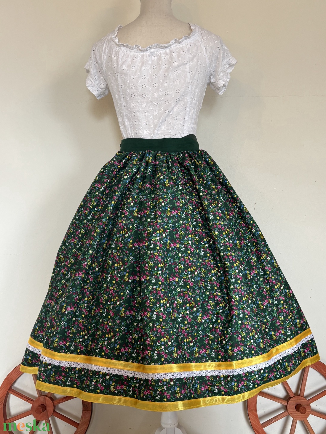 Néptáncos, folklór szoknya - ruha & divat - női ruha - szoknya - Meska.hu