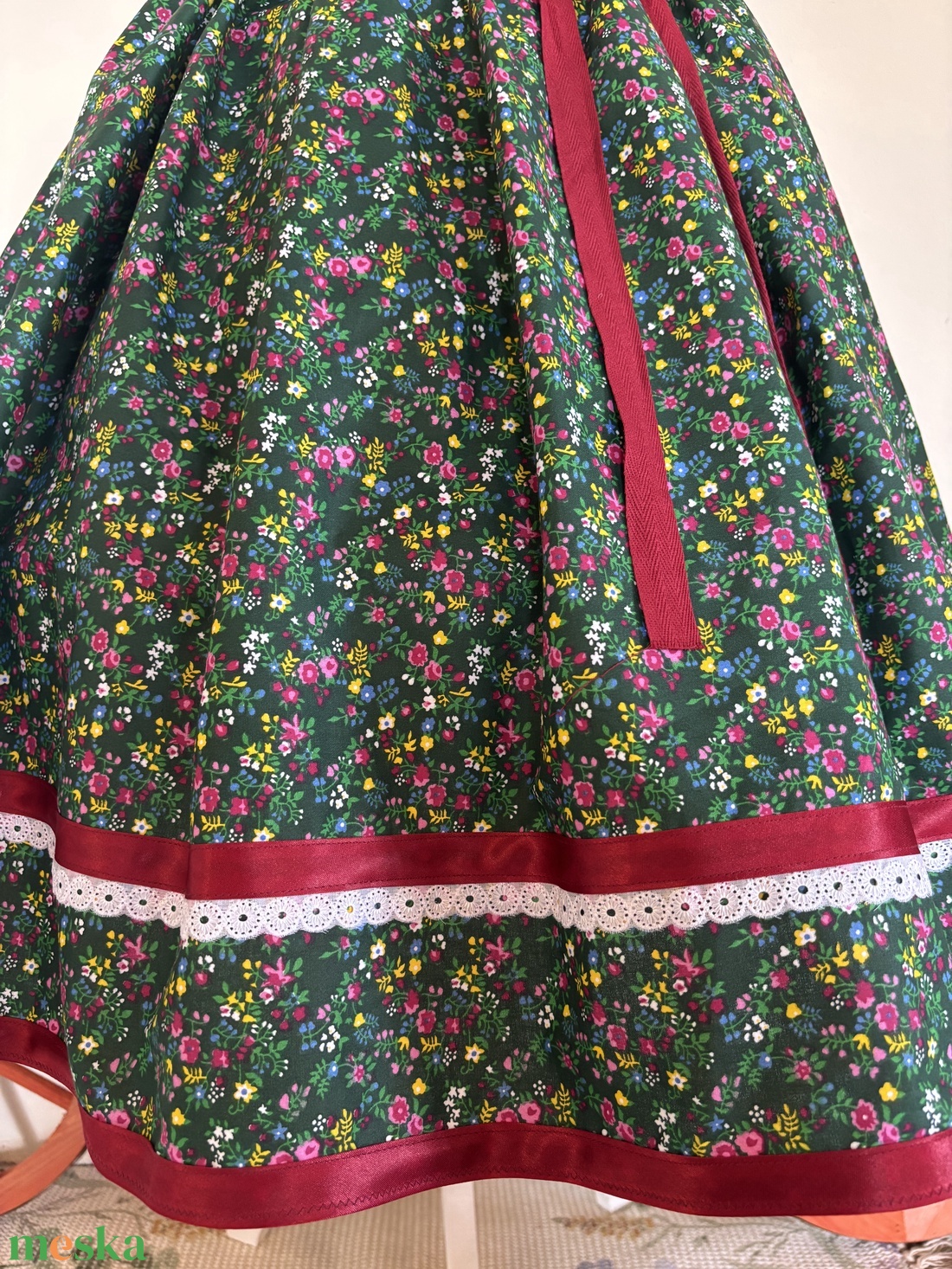 Néptáncos, folklór szoknya - ruha & divat - női ruha - szoknya - Meska.hu
