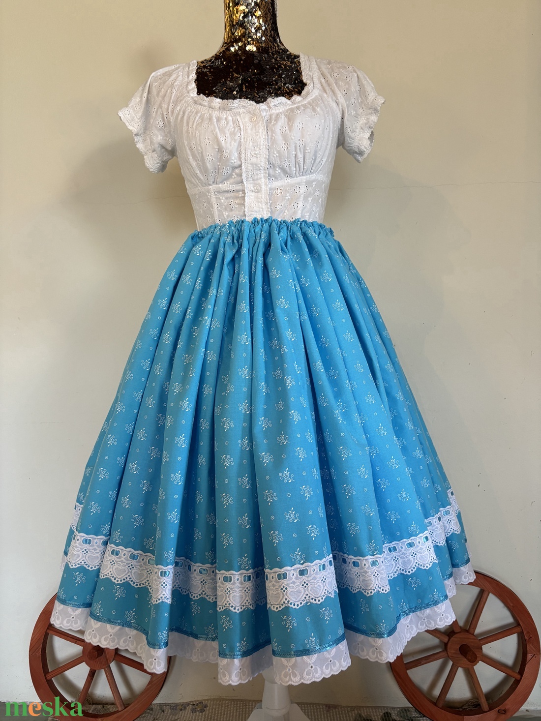 Néptáncos , folklór  szoknya - ruha & divat - női ruha - szoknya - Meska.hu