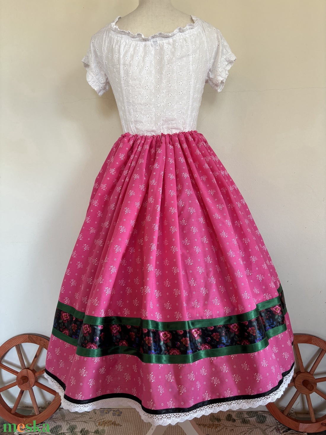 Néptáncos, folklór szoknya - ruha & divat - női ruha - szoknya - Meska.hu