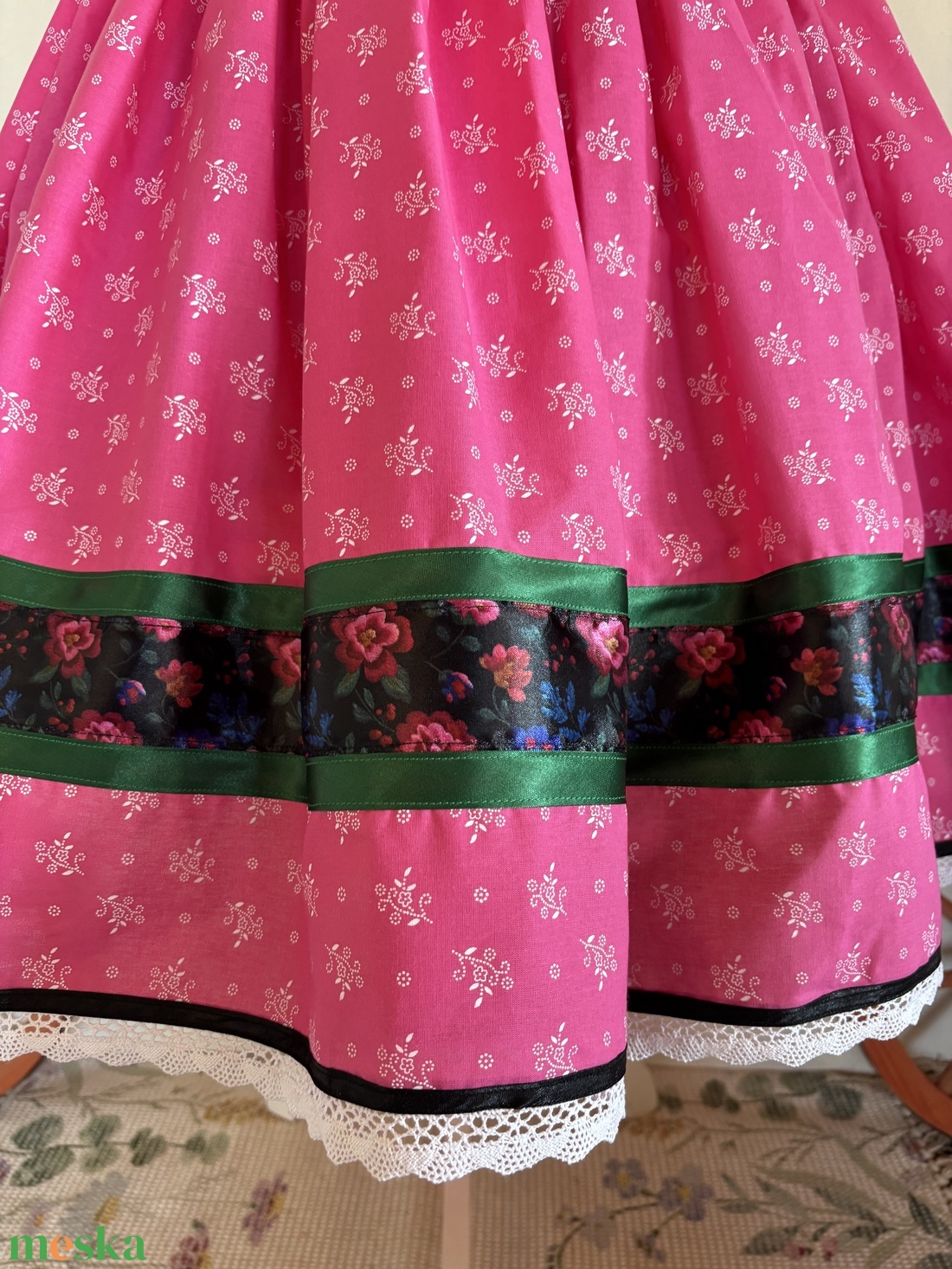 Néptáncos, folklór szoknya - ruha & divat - női ruha - szoknya - Meska.hu