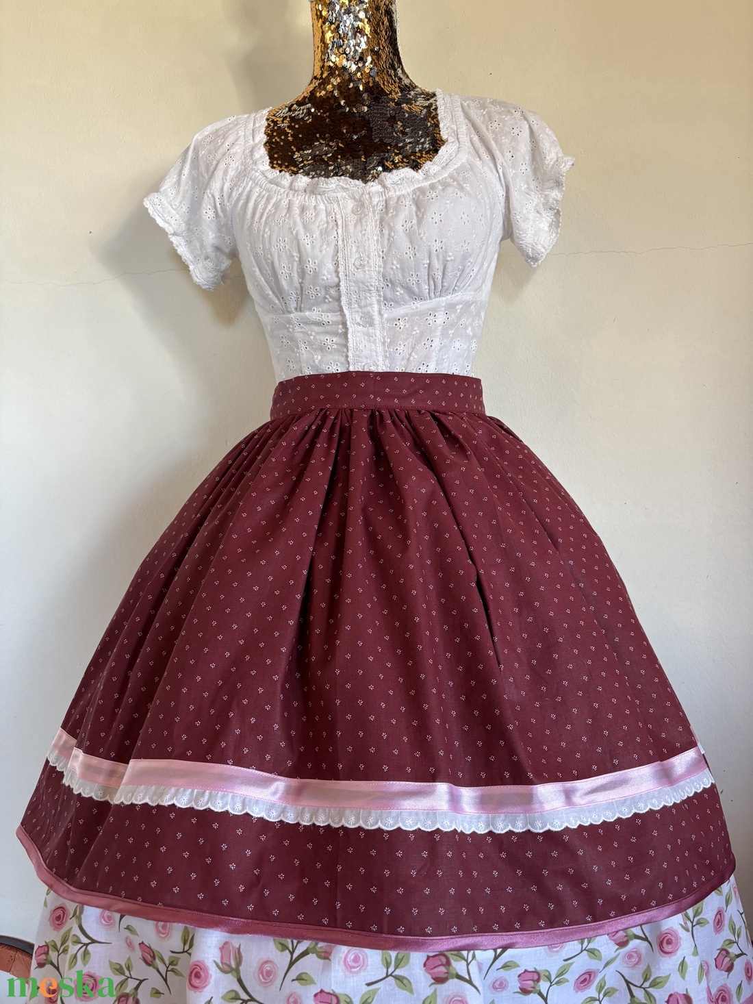 Női kötény - otthon & életmód - konyhafelszerelés, tálalás - konyhai textil - kötény - Meska.hu