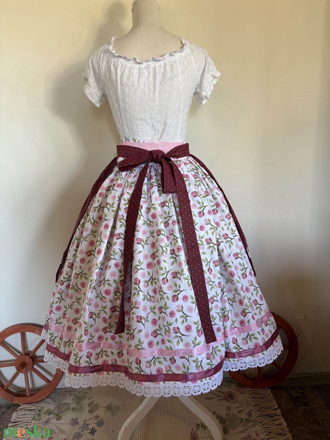 Női kötény - otthon & életmód - konyhafelszerelés, tálalás - konyhai textil - kötény - Meska.hu