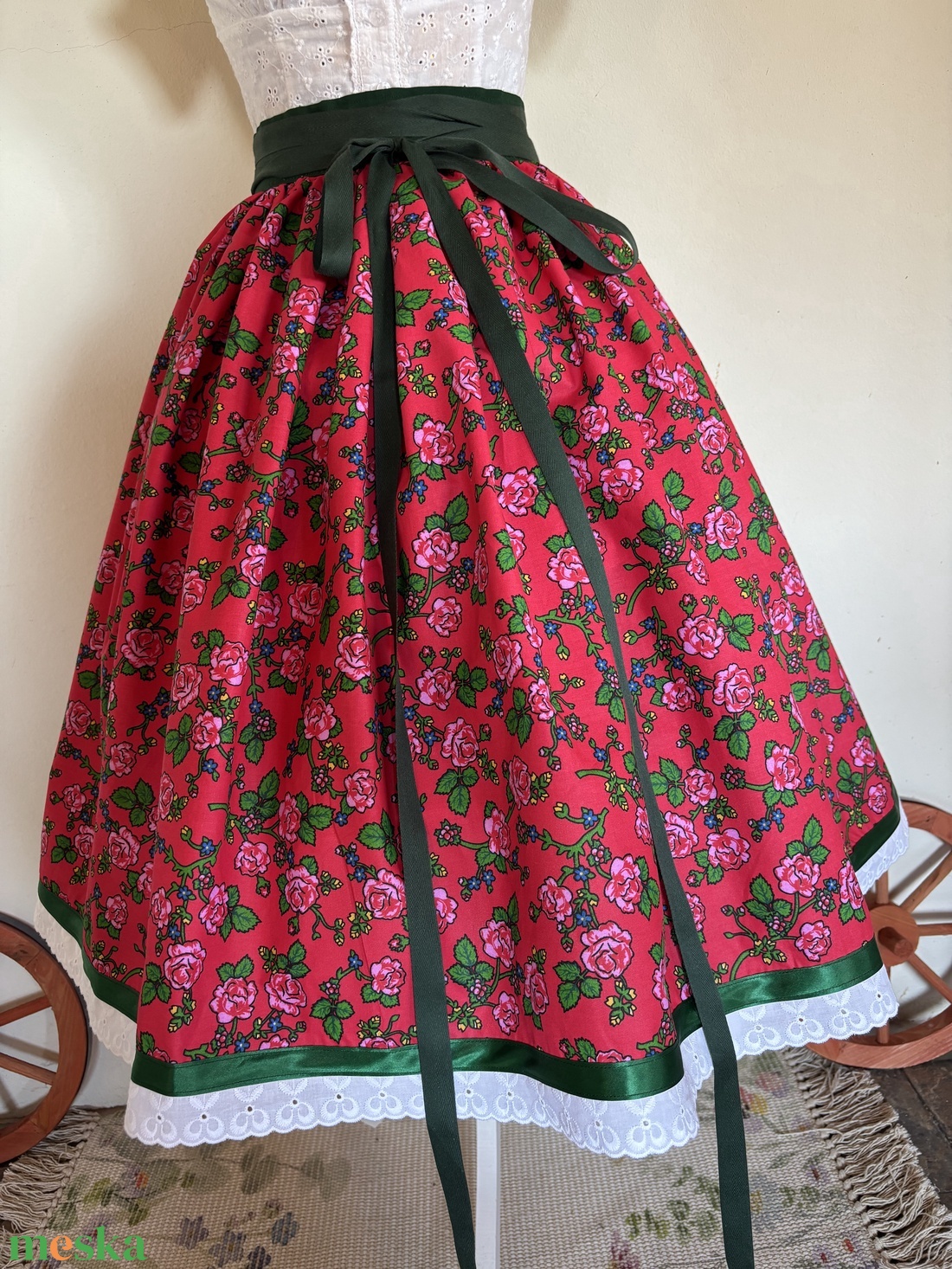 Szüreti néptáncos, folklór népviseleti szoknya - ruha & divat - női ruha - szoknya - Meska.hu