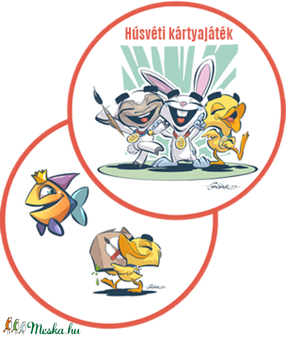 Húsvéti mesecsomag - mese- és foglalkoztatófüzet, ujjbábok, letölthető játékok -  - Meska.hu