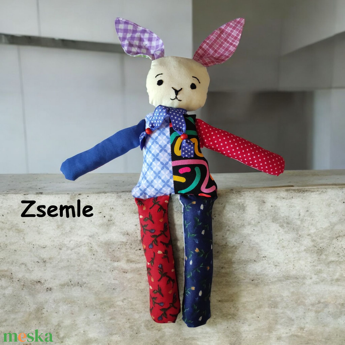 Patchwork nyuszi - játék & sport - plüssállat & játékfigura - nyuszi - Meska.hu Patchwork nyuszi - játék & sport - plüssállat & játékfigura - nyuszi - Meska.hu