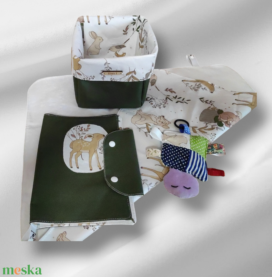 Babaváró csomag őzikés - játék & sport - baba & babaház - babaruha, babakellék - Meska.hu Babaváró csomag őzikés - játék & sport - baba & babaház - babaruha, babakellék - Meska.hu