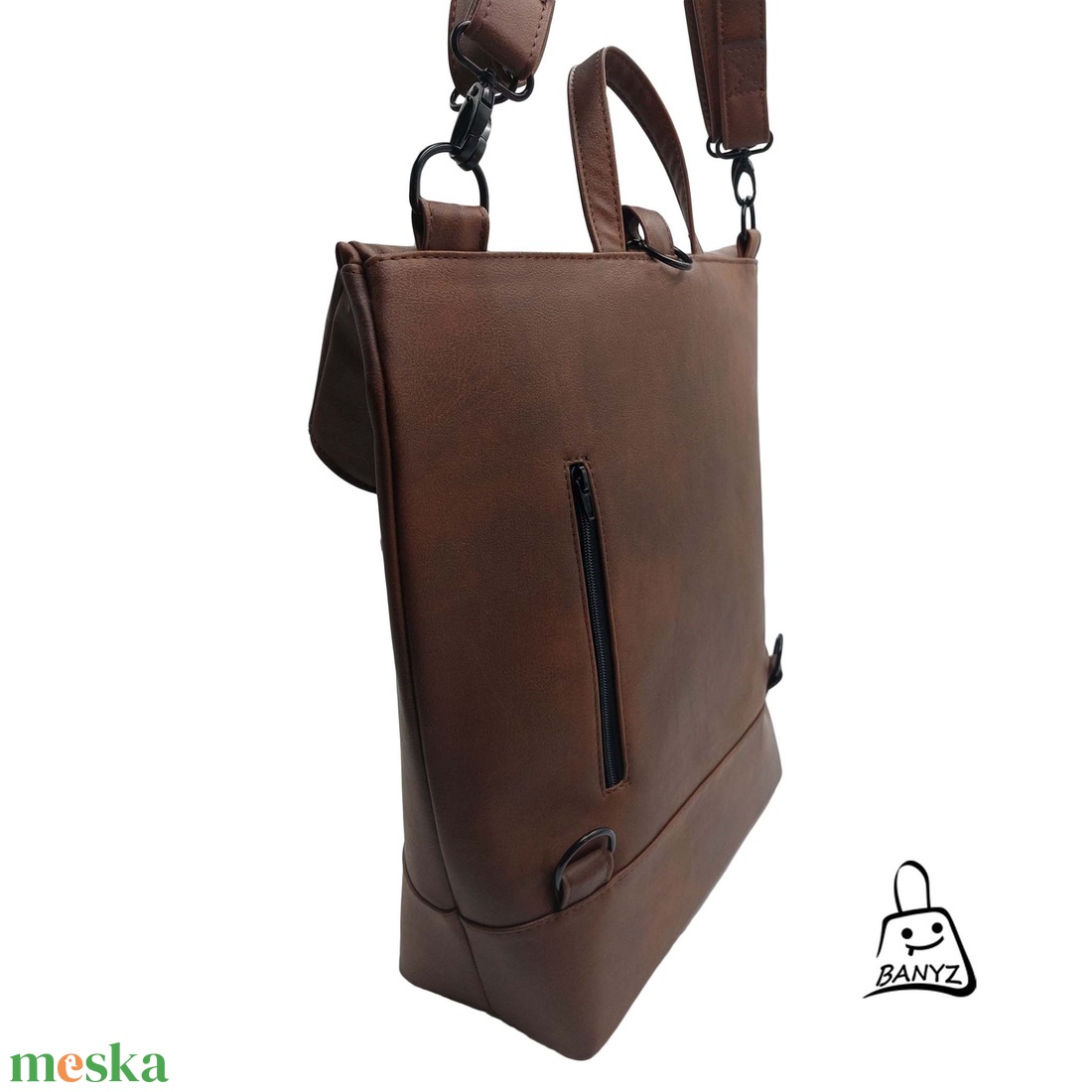 Többfunkciós férfi táska, hátizsák, válltáska és kézitáska - táska & tok - variálható táska - Meska.hu