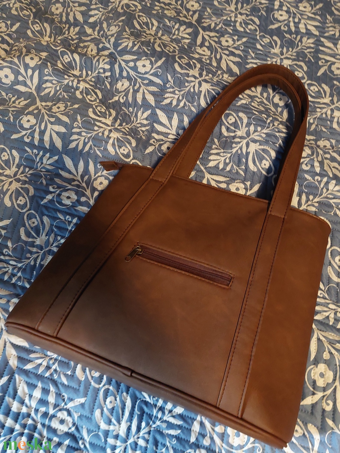 Egyedi barna válltáska - táska & tok - kézitáska & válltáska - válltáska - Meska.hu