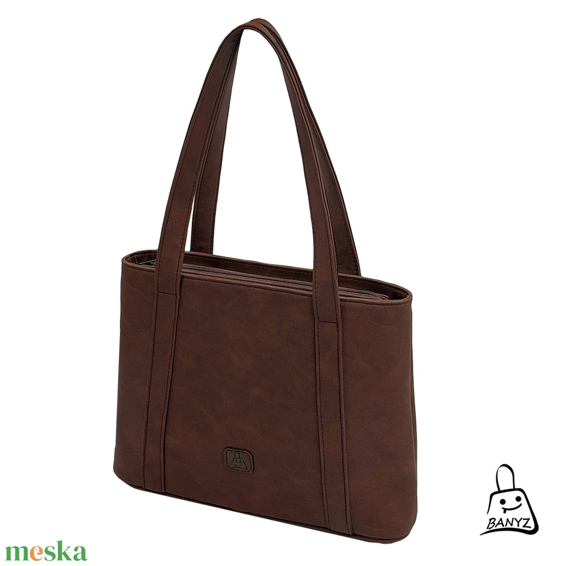 NŐI VÁLLTÁSKA � nagy méret, letisztult stílus, valódi praktikusság  - táska & tok - kézitáska & válltáska - válltáska - Meska.hu