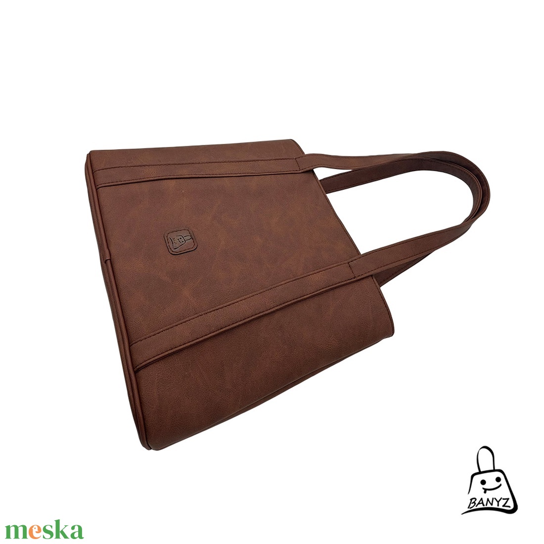 NŐI VÁLLTÁSKA � nagy méret, letisztult stílus, valódi praktikusság  - táska & tok - kézitáska & válltáska - válltáska - Meska.hu