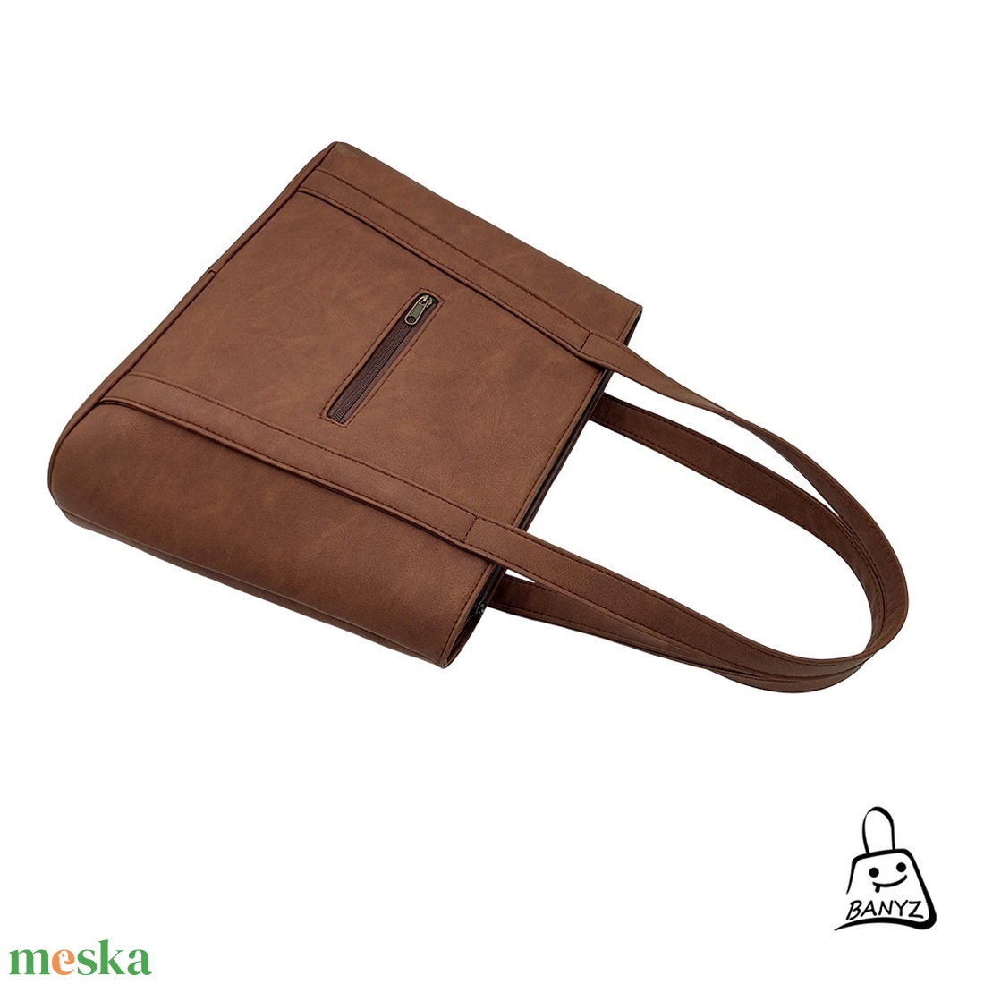 NŐI VÁLLTÁSKA � nagy méret, letisztult stílus, valódi praktikusság  - táska & tok - kézitáska & válltáska - válltáska - Meska.hu