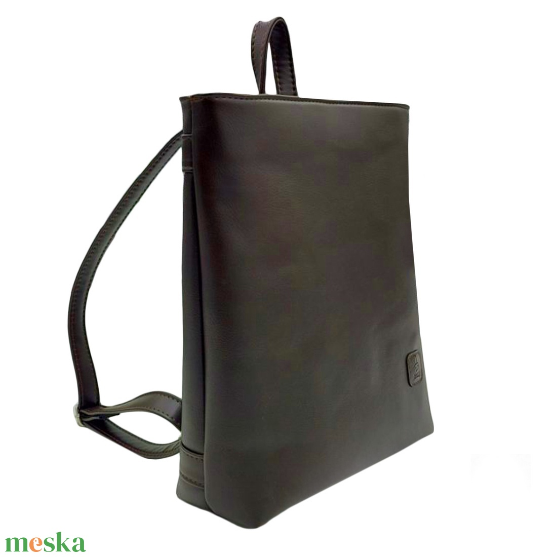 Sötét csokibarna unisex hátizsák � A4-es méretben - táska & tok - hátizsák - hátizsák - Meska.hu