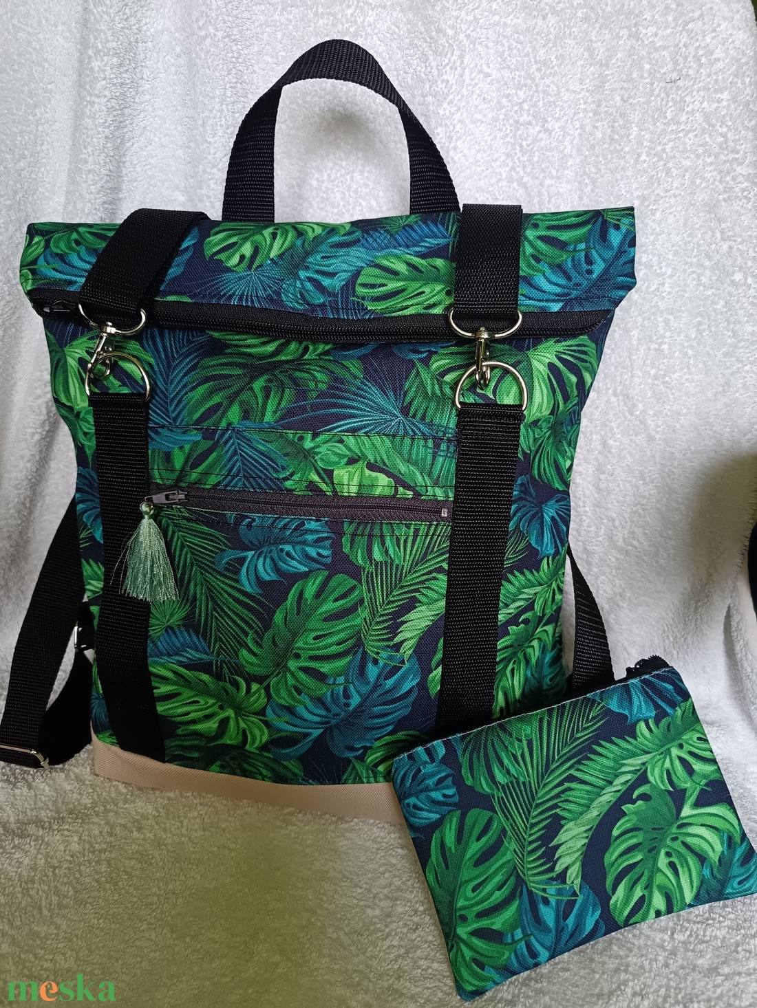 Egyedi saját készítésű hatizsák és neszesszer  - táska & tok - hátizsák - kishátizsák - Meska.hu