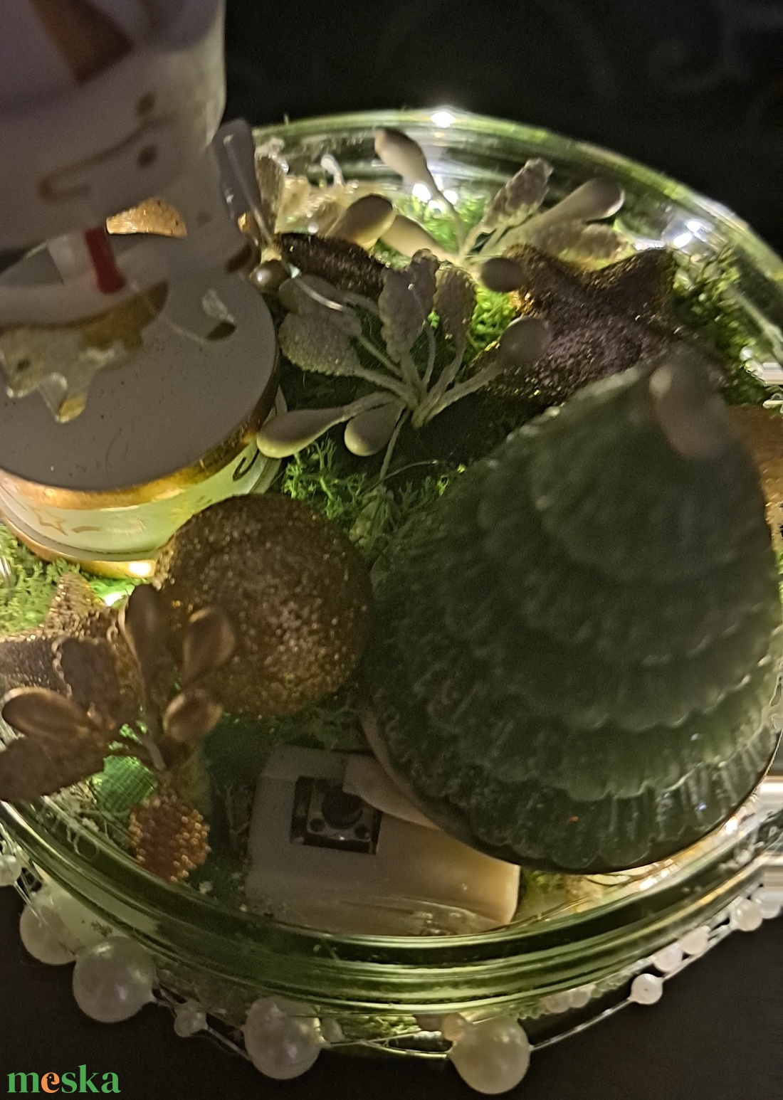 Adventi asztaldísz - karácsony - adventi díszek - adventi asztaldísz - Meska.hu