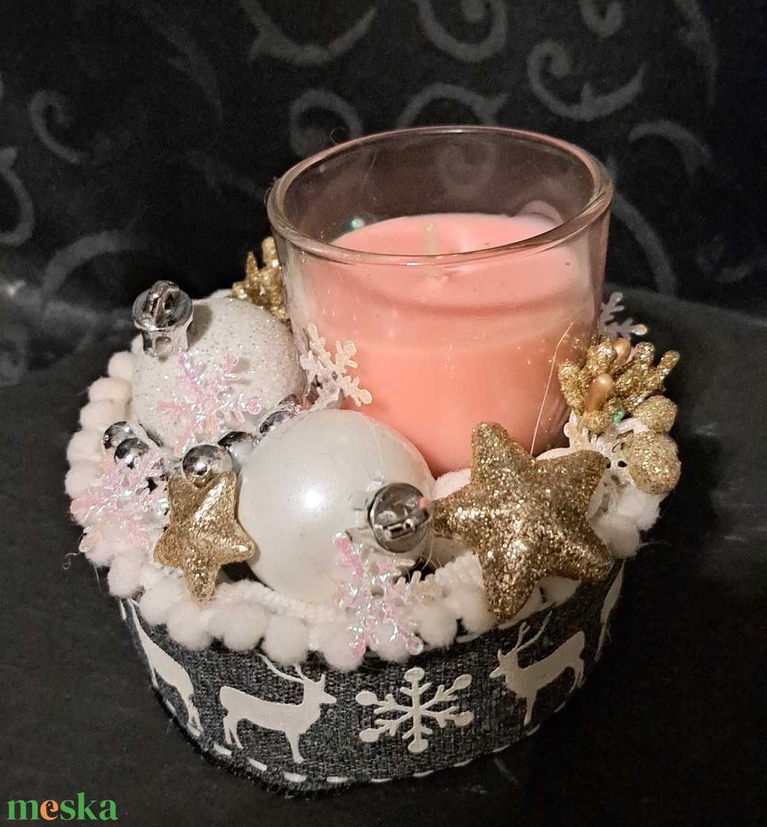 Adventi asztaldísz - karácsony - adventi díszek - adventi asztaldísz - Meska.hu