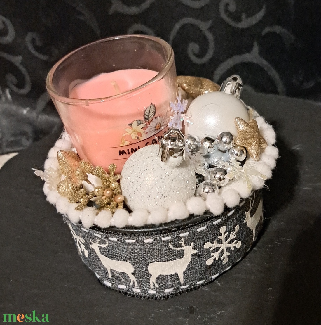 Adventi asztaldísz - karácsony - adventi díszek - adventi asztaldísz - Meska.hu