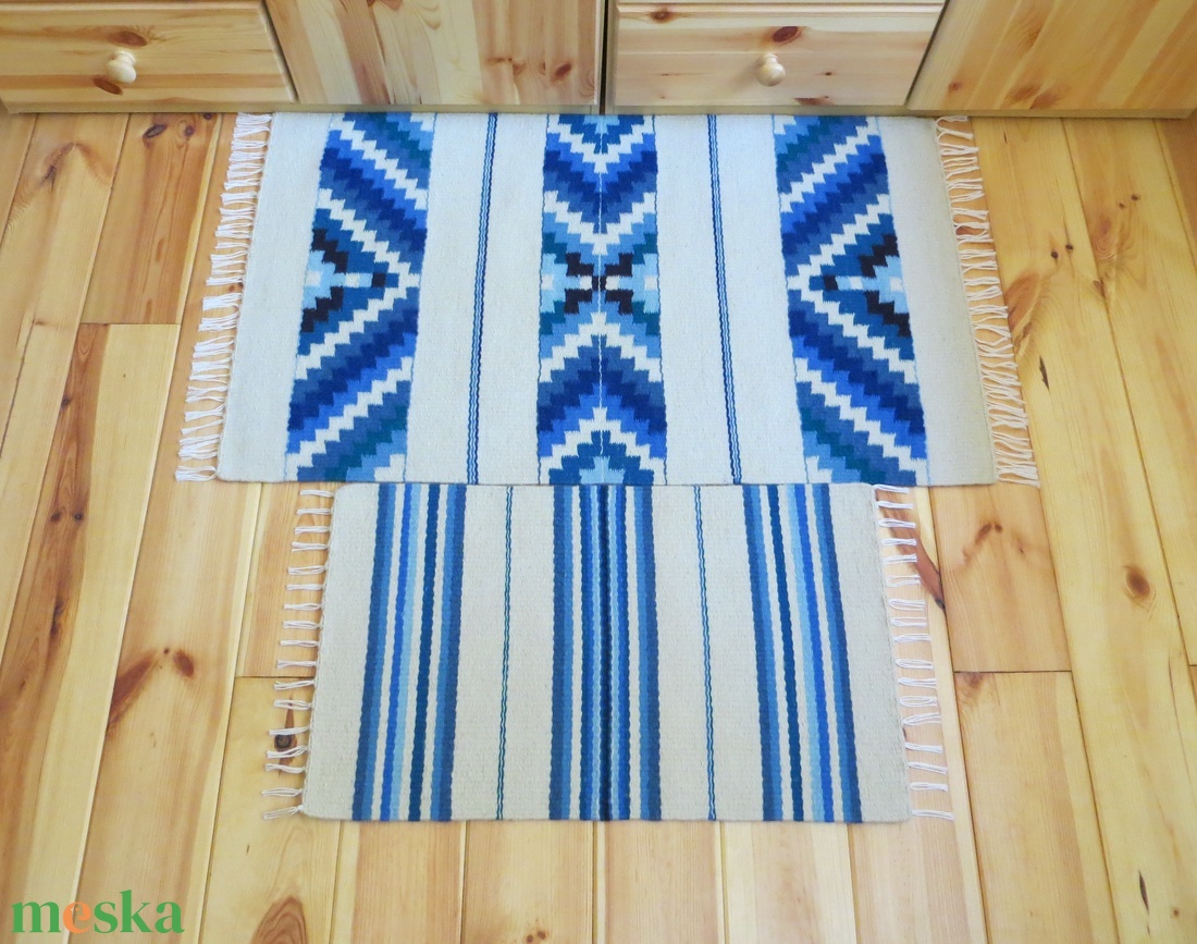 'FOLY-JÓ' kézzel szőtt gyapjú szőnyeg, faliszőnyeg, falvédő - otthon & életmód - lakástextil - szőnyeg - szövött szőnyeg - Meska.hu