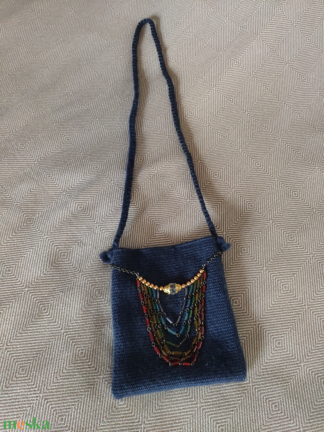 'ESTÉLY' ünnepi, alkalmi kistáska / kistarisznya AJÁNDÉK FÜLBEVALÓVAL - táska & tok - kézitáska & válltáska - tarisznya - Meska.hu