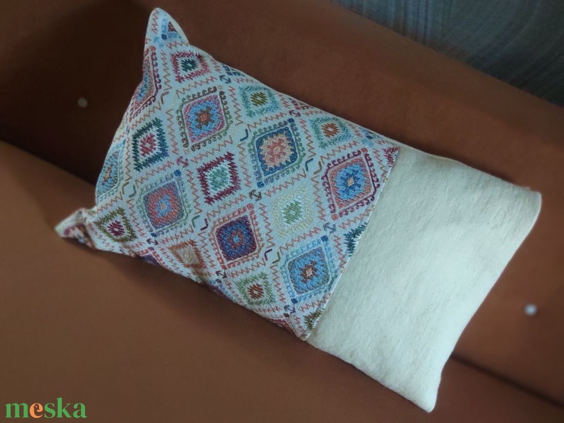 'INDIAN Kelim' - kilim mintás nemez díszpárna - otthon & életmód - lakástextil - párna & párnahuzat - díszpárna (belsővel együtt) - Meska.hu
