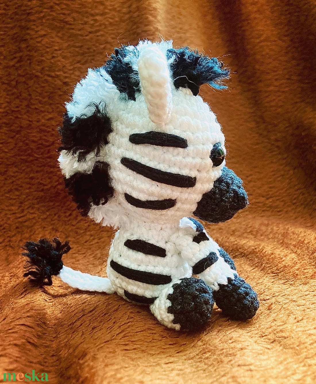Horgolt zebra - játék & sport - plüssállat & játékfigura - más figura - Meska.hu Horgolt zebra - játék & sport - plüssállat & játékfigura - más figura - Meska.hu