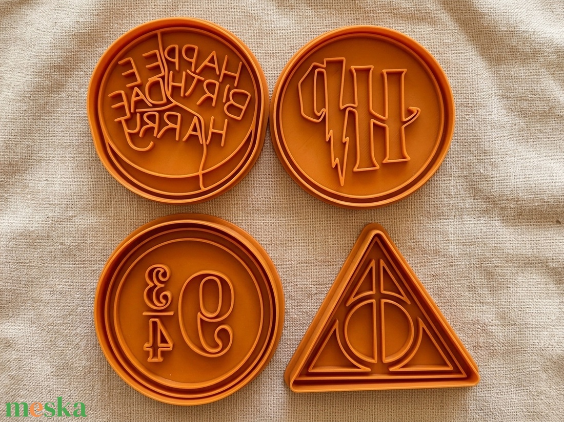 Harry Potter süteménykiszúró készlet - otthon & életmód - konyhafelszerelés, tálalás - sütés, főzés - sütikiszúró - Meska.hu