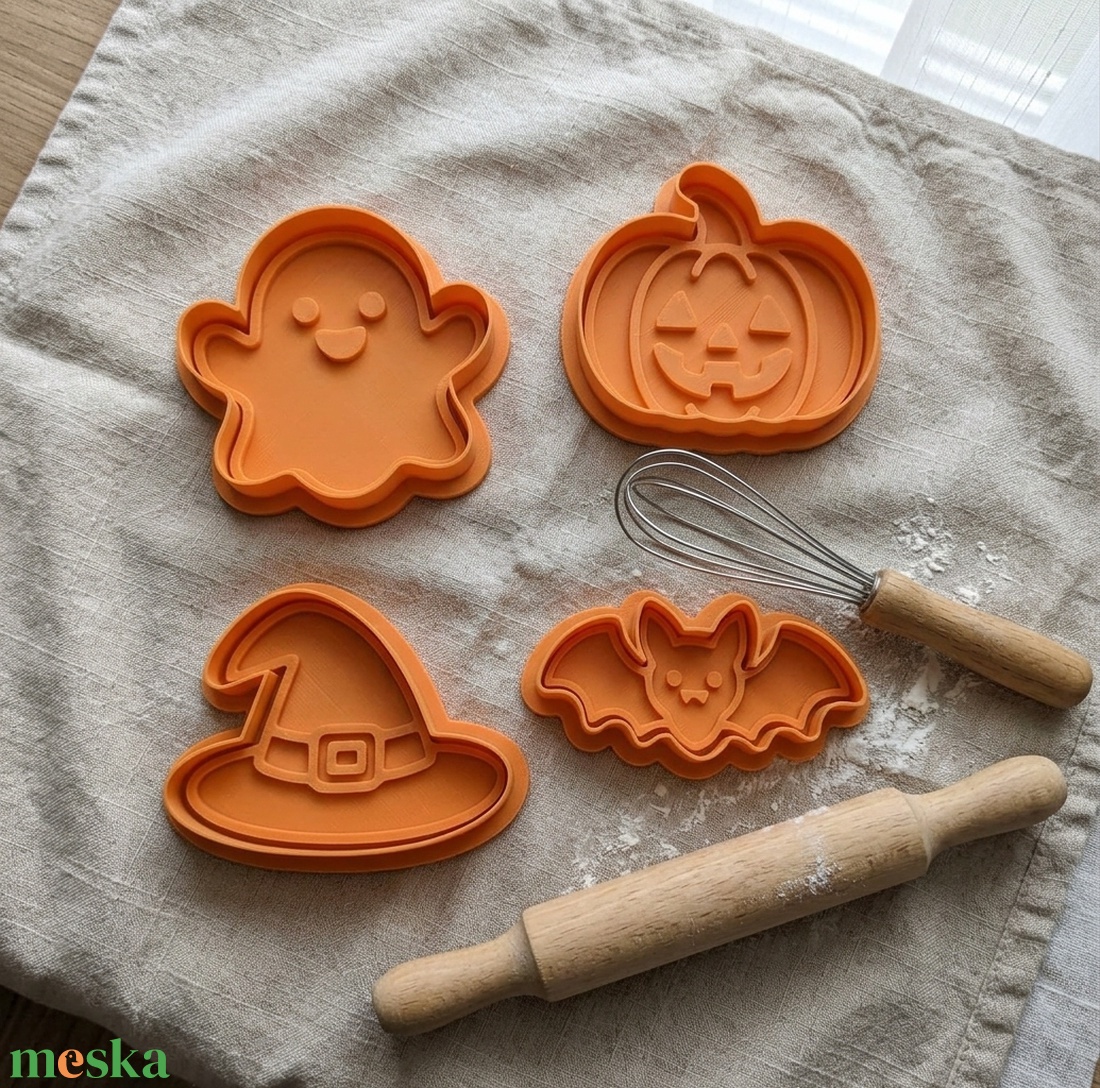 Halloween témájú sütikiszúró készlet - otthon & életmód - dekoráció - halloween - halloweeni sütikiszúrók - Meska.hu