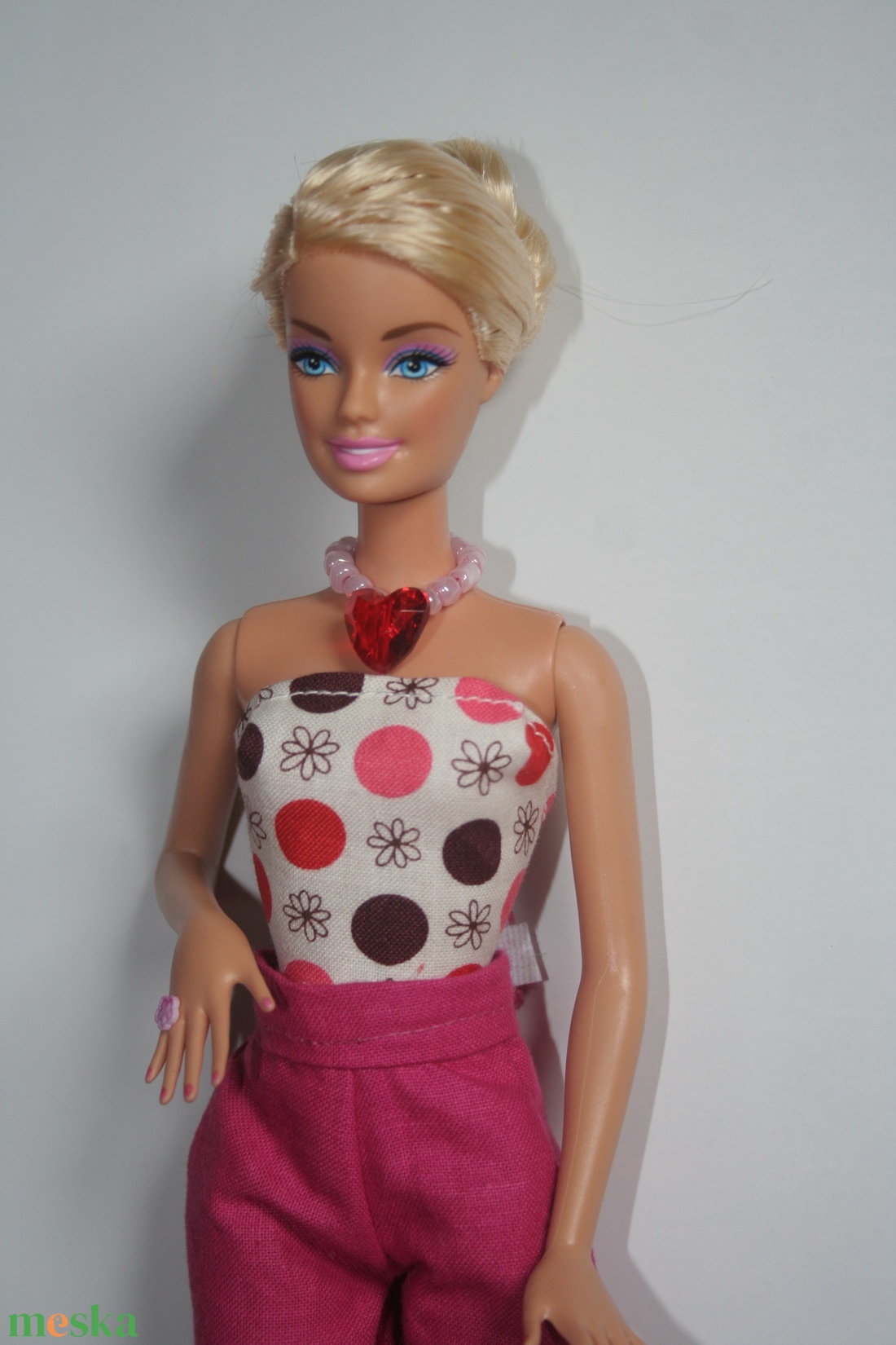 Barbie ruha készítő csomag nadrág és Top - diy (leírások) - szabásminta, útmutató - Meska.hu