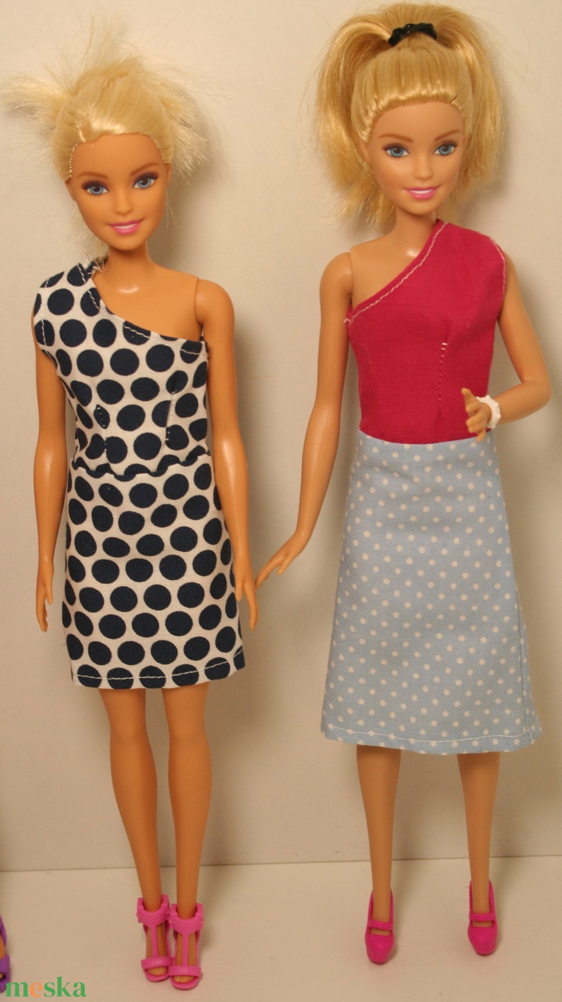 Barbie ruhakészítő csomag letölthető egypántos ruha  - diy (leírások) - szabásminta, útmutató - Meska.hu
