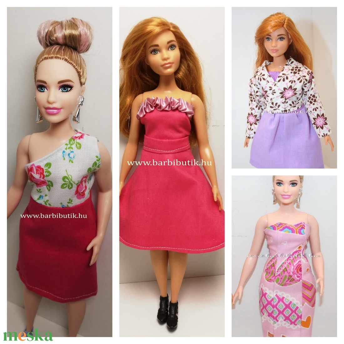 Dundi Barbie ruhakészítő csomag 1 - diy (leírások) - szabásminta, útmutató - Meska.hu