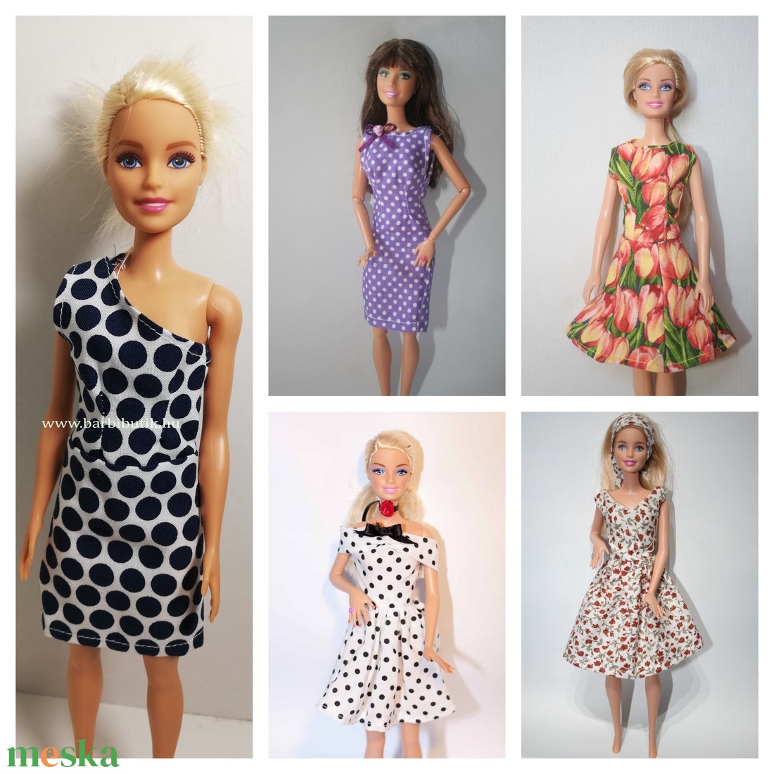 Letölthető Barbie ruhakészítő csomag ruhák 1. - diy (csináld magad) - szabásminta, útmutató - szabásminta - Meska.hu