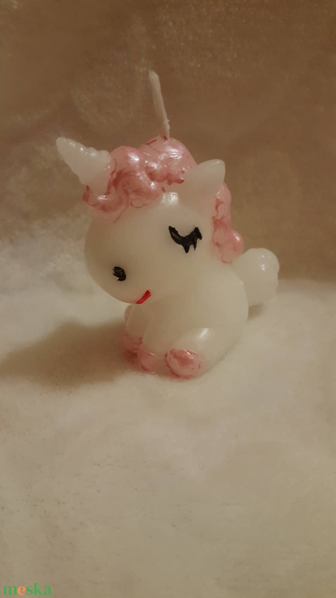 Unikornis gyertya - otthon & életmód - gyertya, illat, aroma - gyertya - Meska.hu