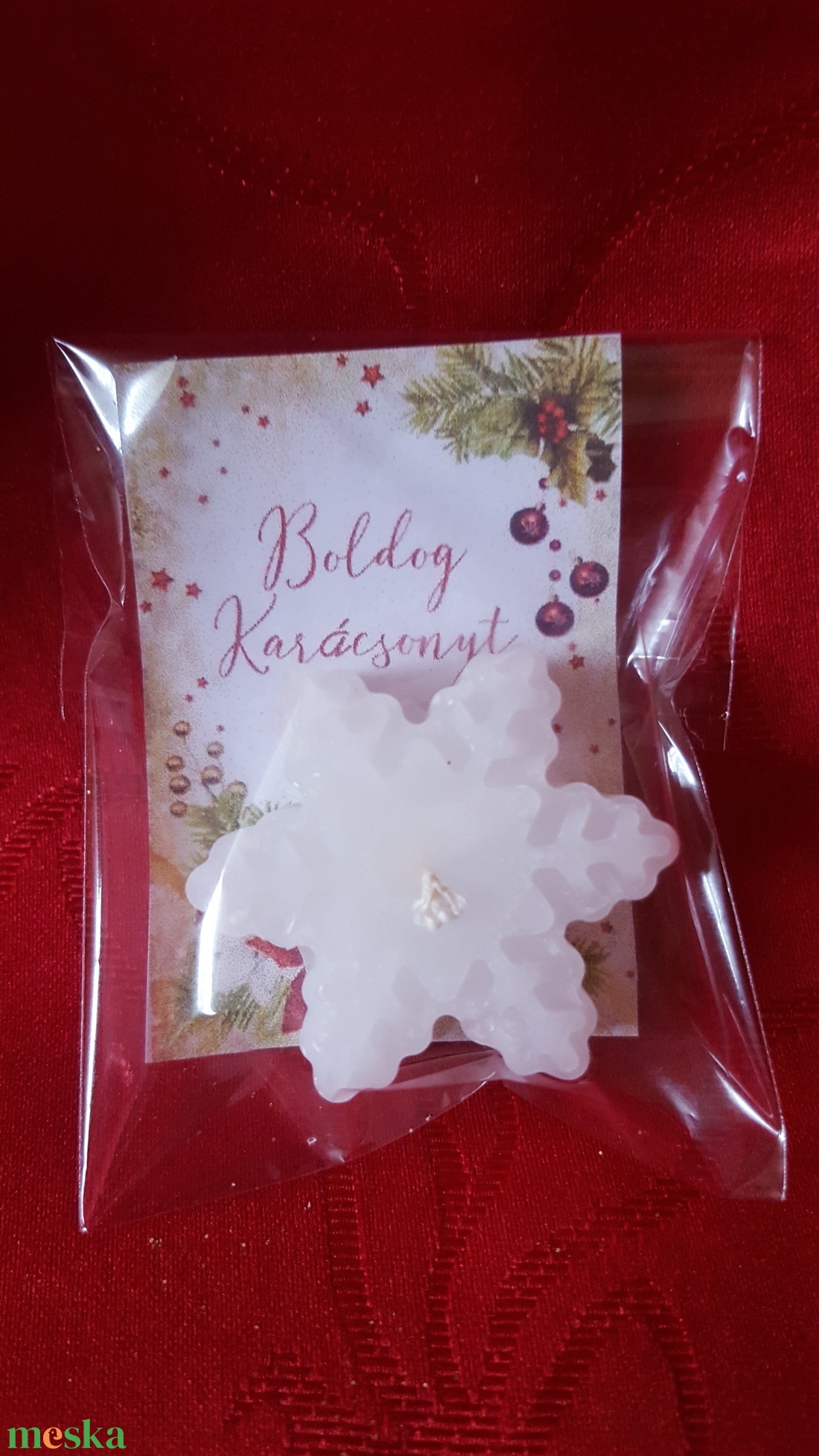 Hópehely mini gyertya - karácsony - karácsonyi lakásdekoráció - karácsonyi illatgyertya, mécses - Meska.hu Hópehely mini gyertya - karácsony - karácsonyi lakásdekoráció - karácsonyi illatgyertya, mécses - Meska.hu