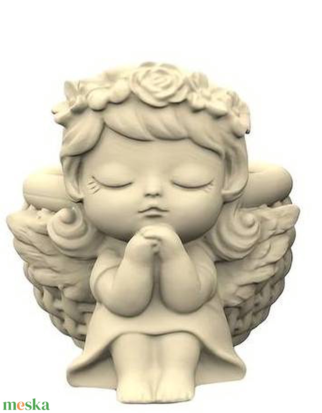 GIPSZ angyalkás kaspó - otthon & életmód - dekoráció - Meska.hu