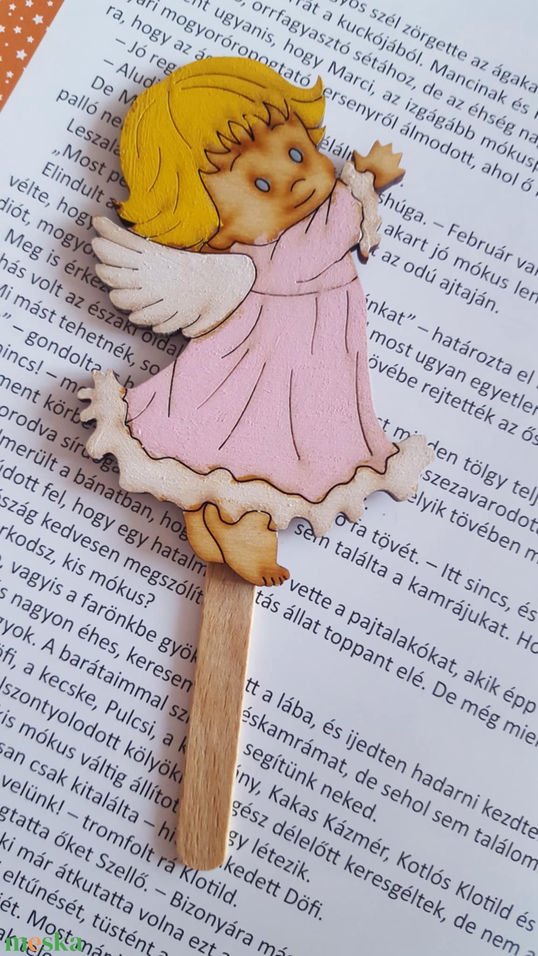 Aranyos angyalka fa báb - játék & sport - bábok - báb készlet - Meska.hu Aranyos angyalka fa báb - játék & sport - bábok - báb készlet - Meska.hu