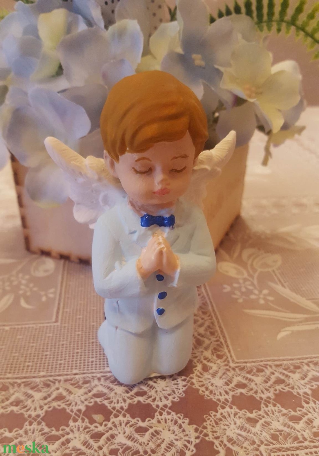 Kisfiú angyal figura keresztelőre, elsőáldozásra - otthon & életmód - dekoráció - dísztárgy - Meska.hu Kisfiú angyal figura keresztelőre, elsőáldozásra - otthon & életmód - dekoráció - dísztárgy - Meska.hu