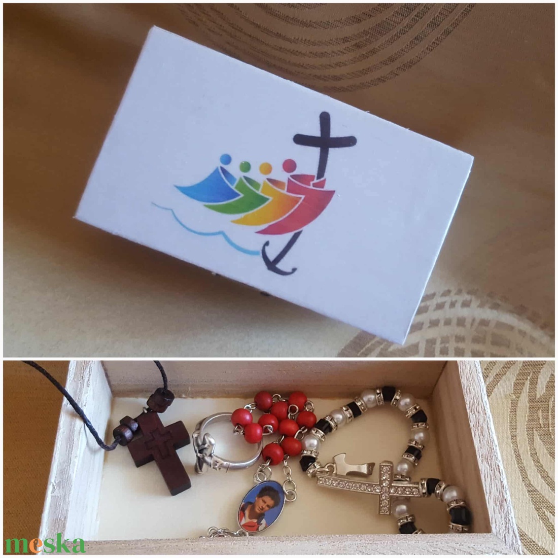 A remény zarándokai emlékőrző, ékszertartó fa doboz - otthon & életmód - dekoráció - asztal és polc dekoráció - díszdoboz - Meska.hu