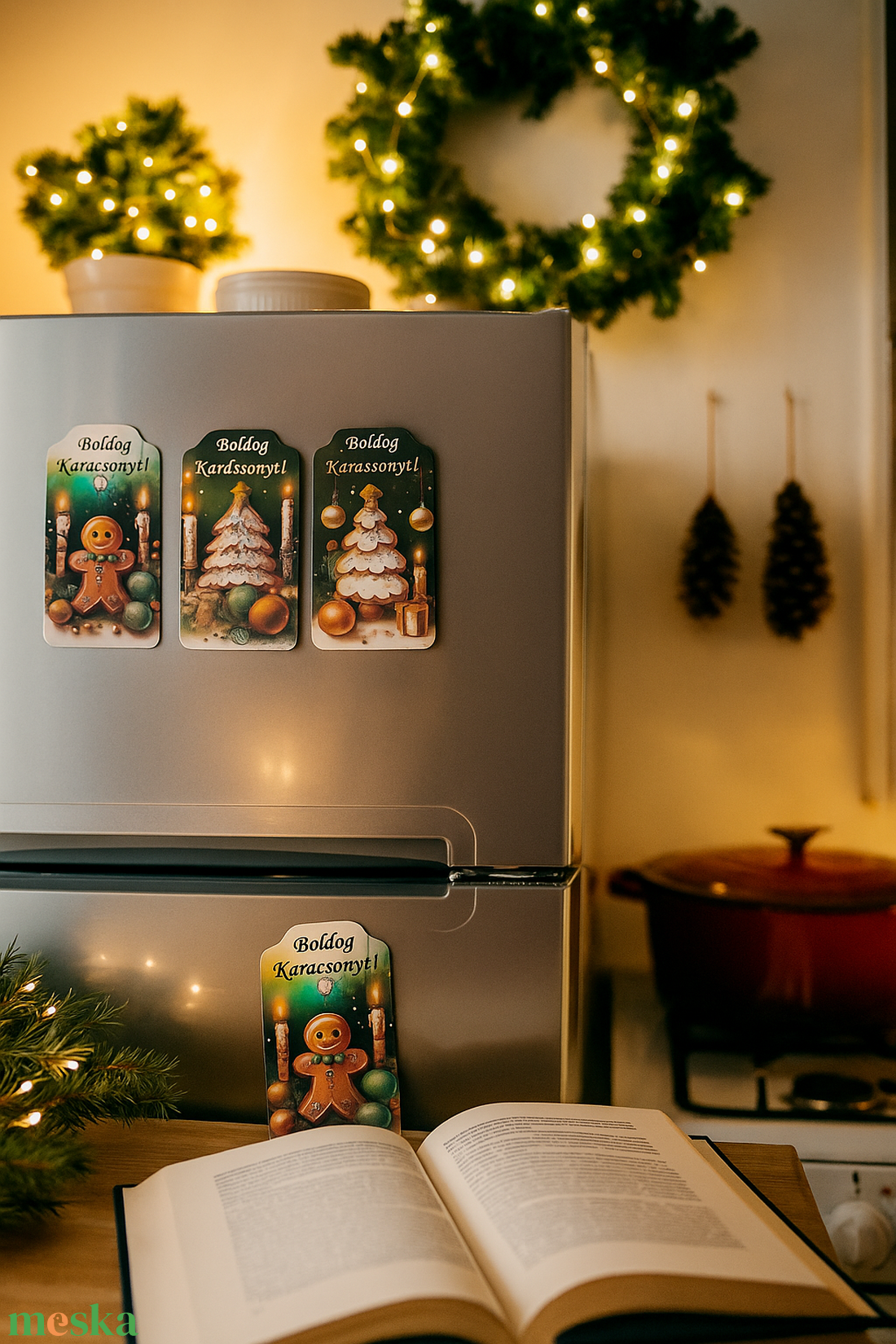 10db Mágneses kis könyvjelző és hűtőmágnes egyben1 - könyv & zene - könyvjelző - Meska.hu